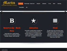 Tablet Screenshot of gostilna-martin.si